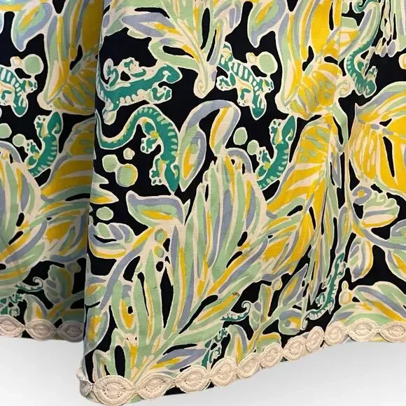 Crown & Ivy Halter Cayo Coco Signature Mini Dress Womens 8 Multicolor Tropical - Picture 8 of 15